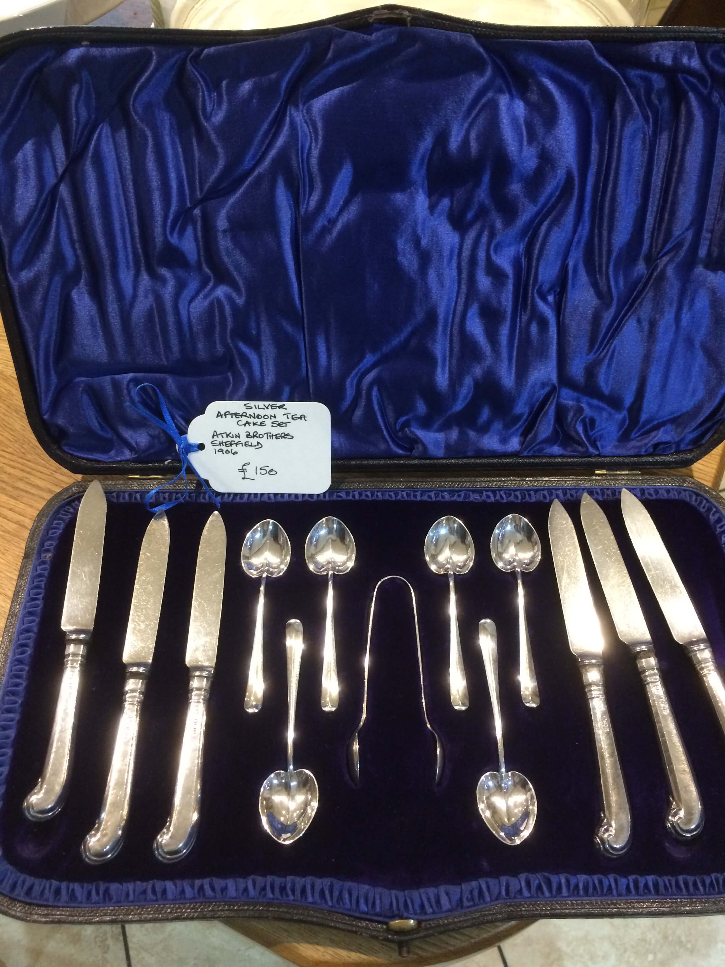 Silver Afternoon Tea Cake Set